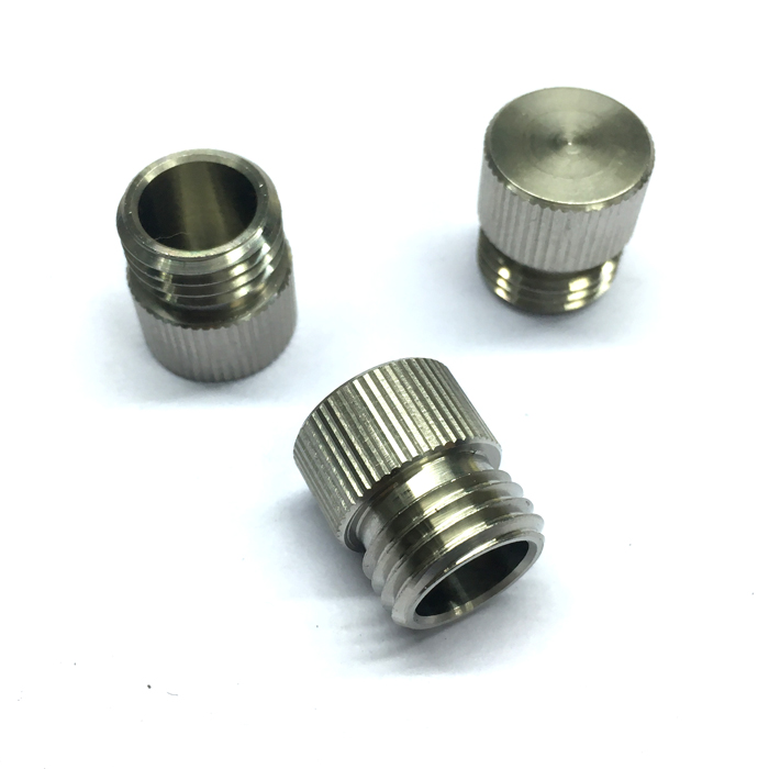 Aluminium CNC Machining Knurled Screw