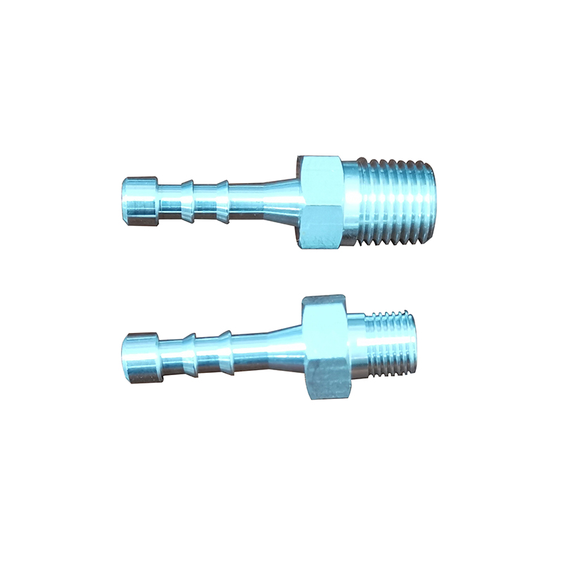 CNC Machining Aluminium Barbed Hose Fitting